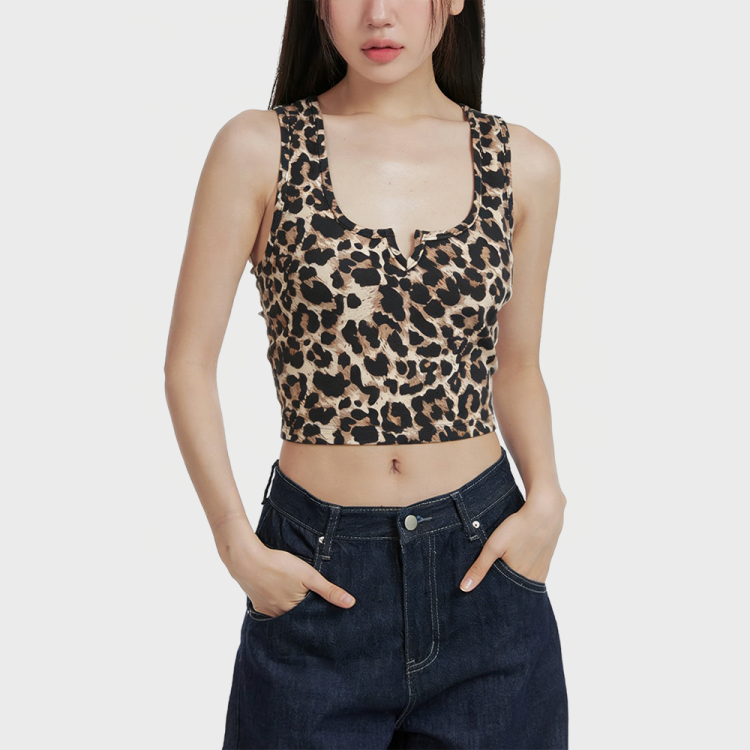 Leopard Print Tank Top