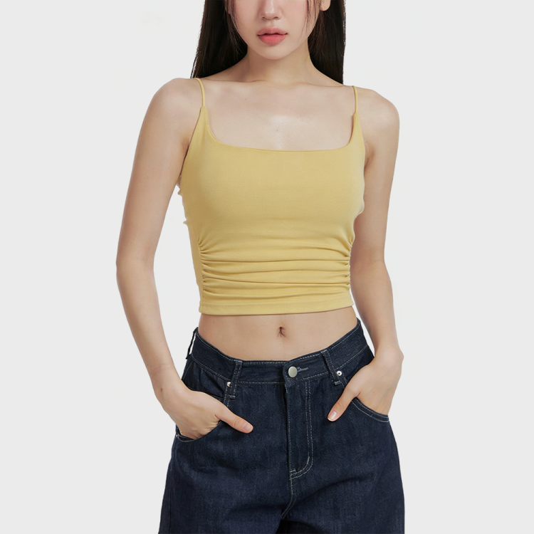 Solid Color Fitted Tank Top