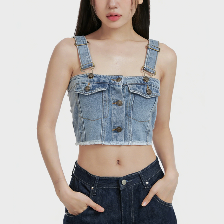 Women's Denim Vest