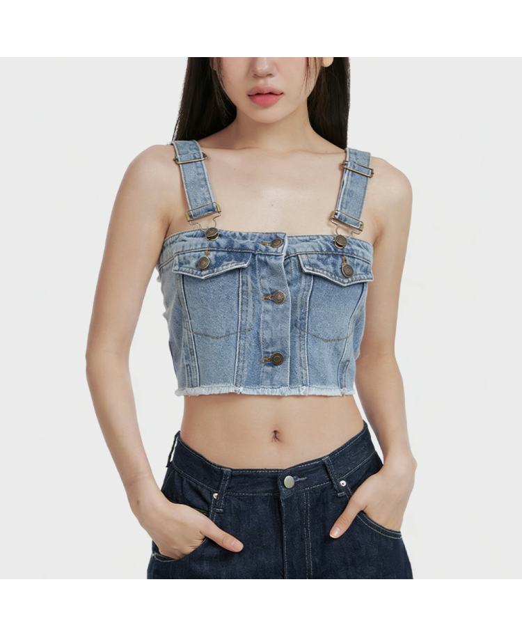 Women's Denim Vest