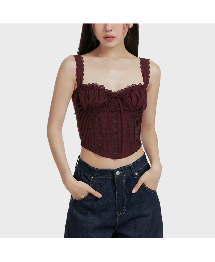 Heavy-duty Lace Trim Camisole